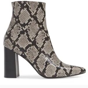 Jeffrey Campbell Snakeskin Boots Size 7